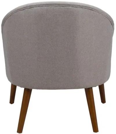 Wooden Deep Chair - Light Gray