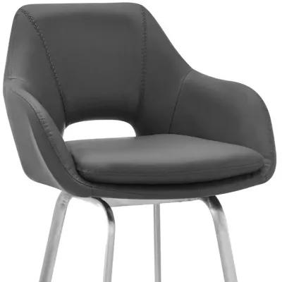 Swivel Low Back / Counter Height Bar Chair - Gray