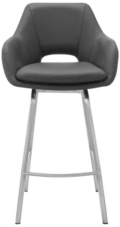 Swivel Low Back / Counter Height Bar Chair - Gray