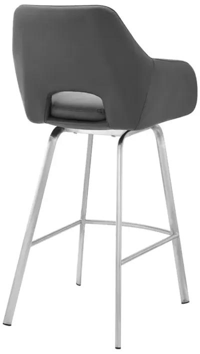 Swivel Low Back / Counter Height Bar Chair - Gray