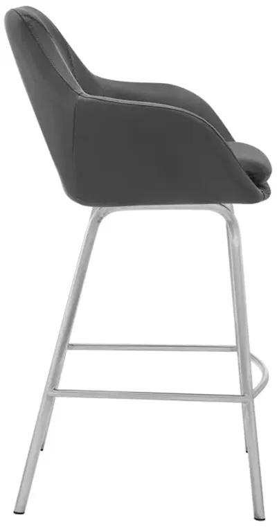 Swivel Low Back / Counter Height Bar Chair - Gray