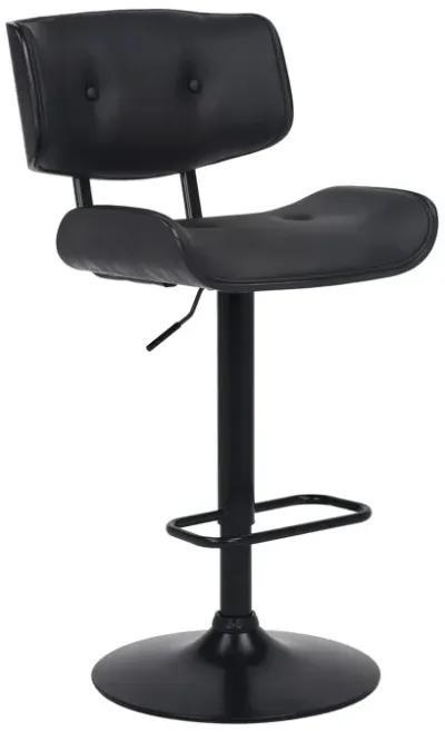 46" Swivel, Adjustable Height Bar Chair - Black