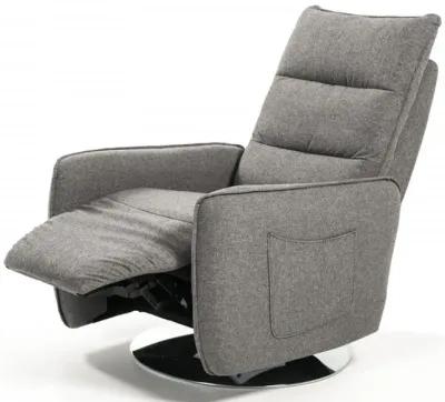 Fabric Modern Recliner Chair - Gray