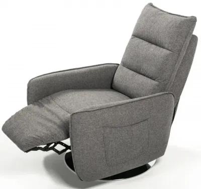 Fabric Modern Recliner Chair - Gray