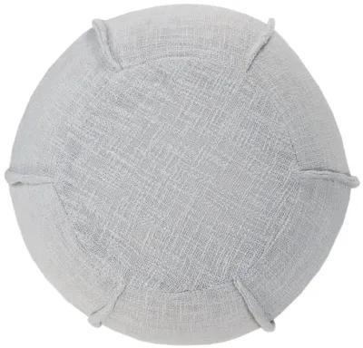 Ottoman Cotton Round - Gray