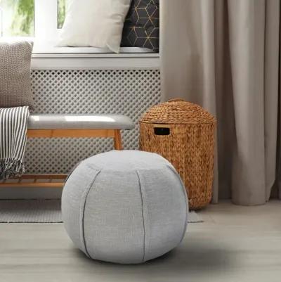 Ottoman Cotton Round - Gray