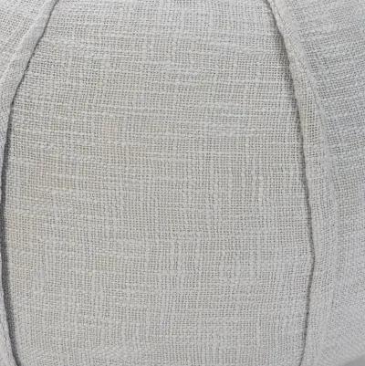 Ottoman Cotton Round - Gray