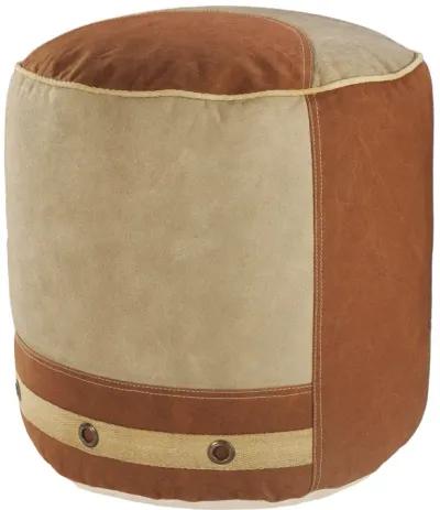 Cotton Ottoman - Tan