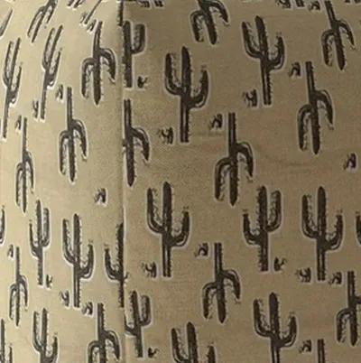 Cotton Cactus Pouf Cover - Beige