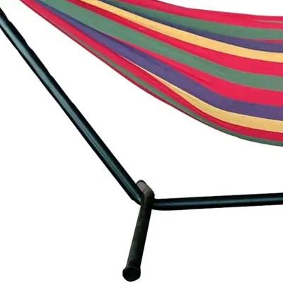 Regatta Stripe Two Person Hammock With Stand - Multi