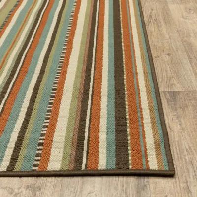 7' X 10' Indoor / Outdoor Area Rug - Green