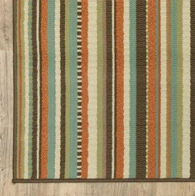 7' X 10' Indoor / Outdoor Area Rug - Green