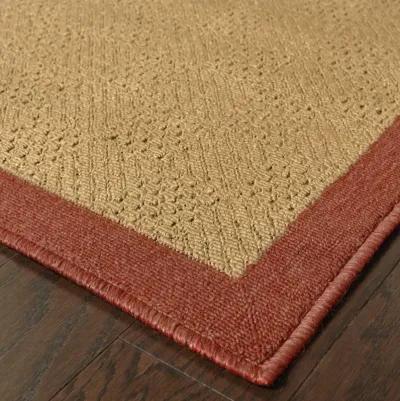 2' X 8' Indoor & Outdoor Area Rug - Beige