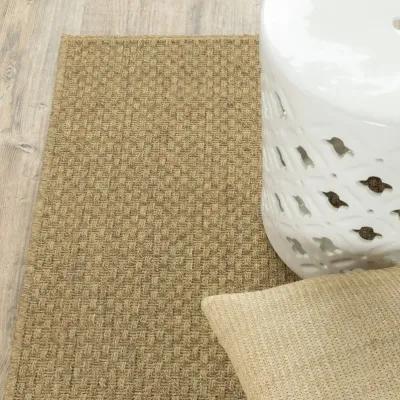 2' X 8' Indoor / Outdoor Area Rug - Tan