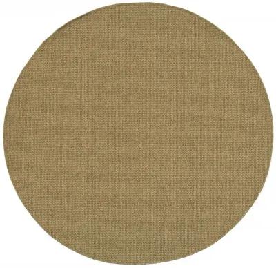 8' X 8' Indoor / Outdoor Area Rug - Tan