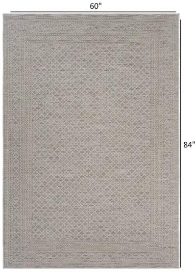 5' X 7' Indoor & Outdoor Area Rug - Gray