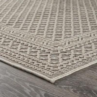 5' X 7' Indoor & Outdoor Area Rug - Gray