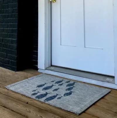 2' X 3' Indoor / Outdoor Area Rug - Gray