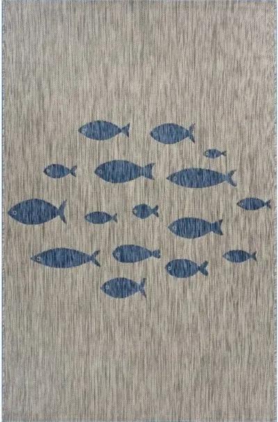 2' X 3' Indoor / Outdoor Area Rug - Gray