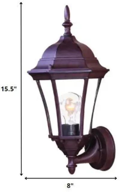 Carousel Lantern Wall Light - Dark Brown