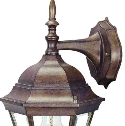 Hanging Carousel Lantern Wall Light - Dark Brown