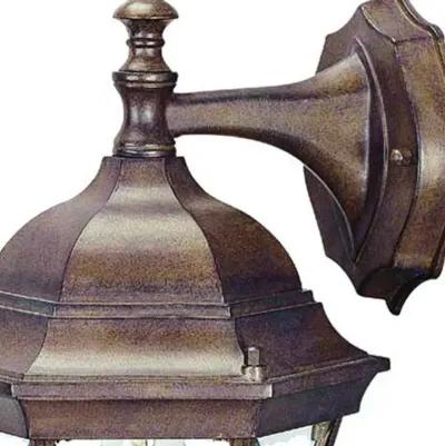 Hanging Carousel Lantern Wall Light - Dark Brown