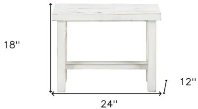 Solid Wood Garden Bench - White Pine