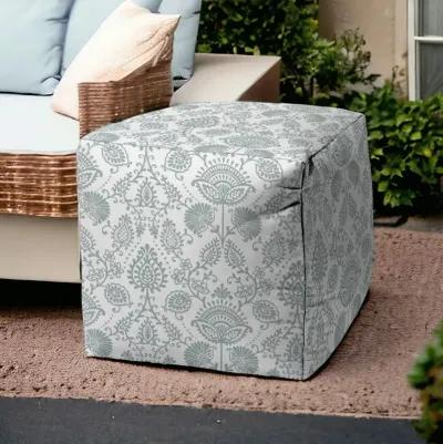 Cube Indoor Outdoor, Pouf Cover - Blue