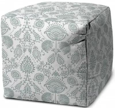 Cube Indoor Outdoor, Pouf Cover - Blue