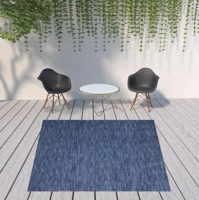 9' X 9' Square Non Skid Indoor / Outdoor Area Rug - Navy Blue