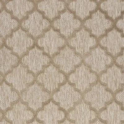 4' X 6' Ikat Indoor / Outdoor Area Rug - Natural Beige