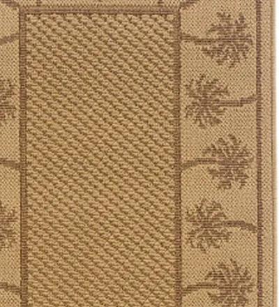 2' X 8' Stain Resistant Area Rug Outdoor / Indoor - Beige