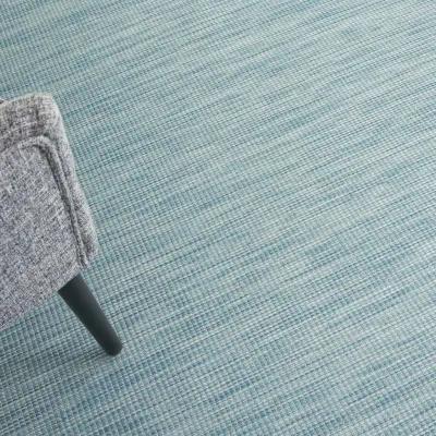 9' X 12' Power Loom Area Rug - Aqua