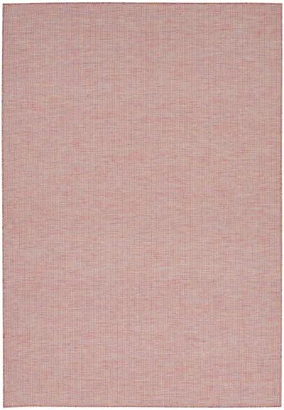 7' X 10' Power Loom Area Rug - Dark Red