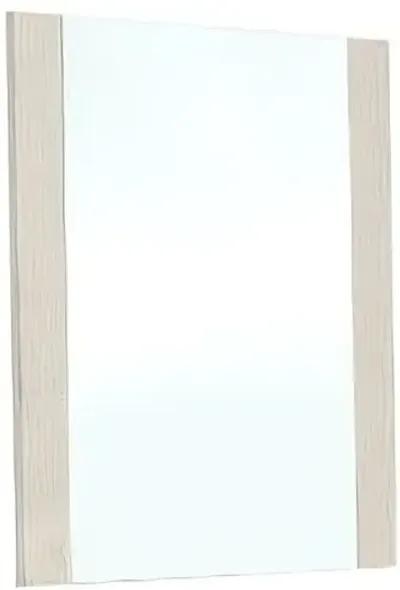 41" Glass Mirror - Beige