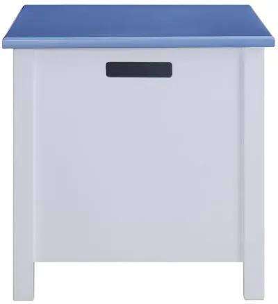 Wood Youth Chest - White Blue