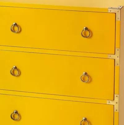 Four Drawer Dresser - Yellow Solid Wood