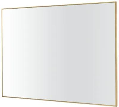 Narrow Rectangular Wall Mirror - Gold