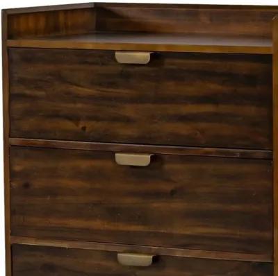 Solid Wood Three Drawer Chest - Acacia