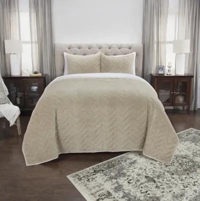 King Cotton 300 Thread Count Dry Clean Only Down Alternative Comforter - Natural