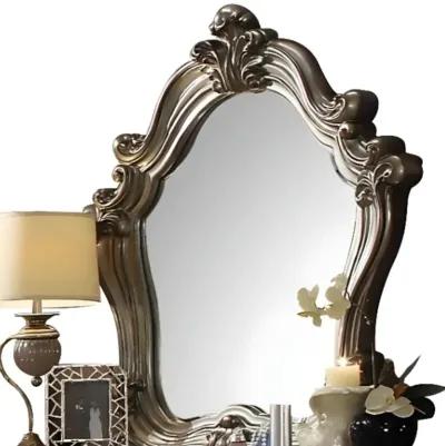 47" Antique Irregular Dresser Mirror - Platinum