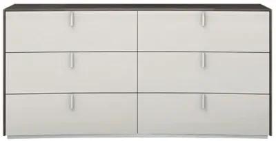 Six Drawer / Double Dresser - Gray