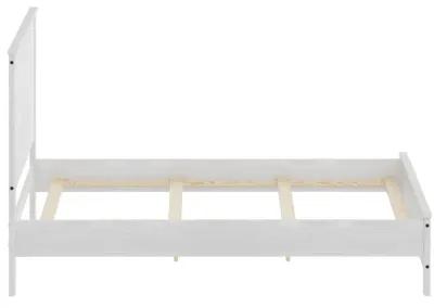 Solid Wood Queen Bed Frame - White