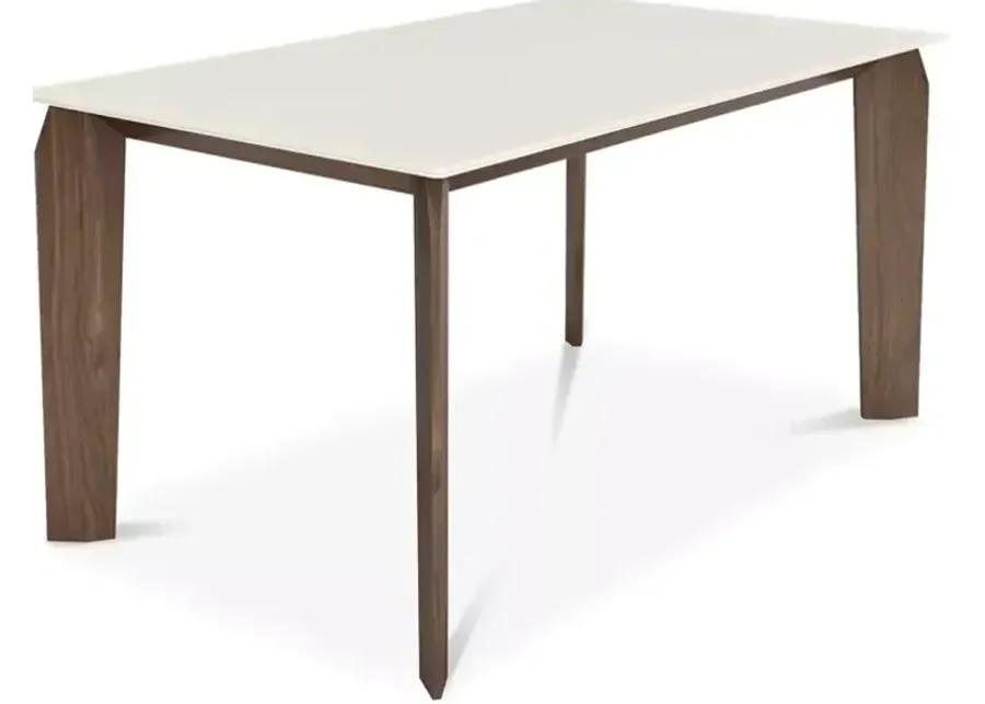 Huppe Magnolia 60" Lacquered Glass Top Dining Table
