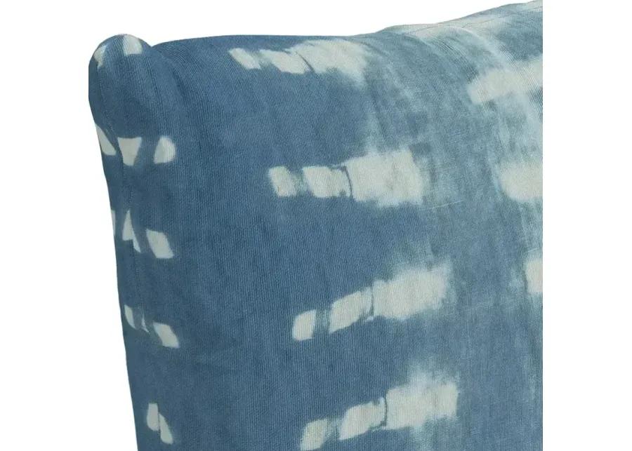 Sparrow & Wren Outdoor Pillow in Dotted Stripe, 18" x 18"