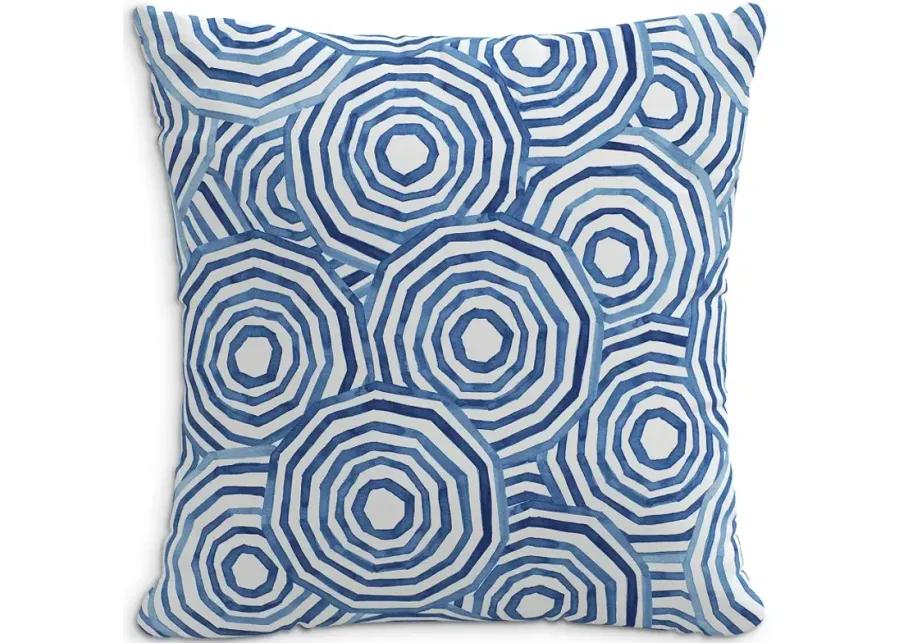 Cloth & Company The Umbrella Swirl Decorative Pillow, 22" x 22"