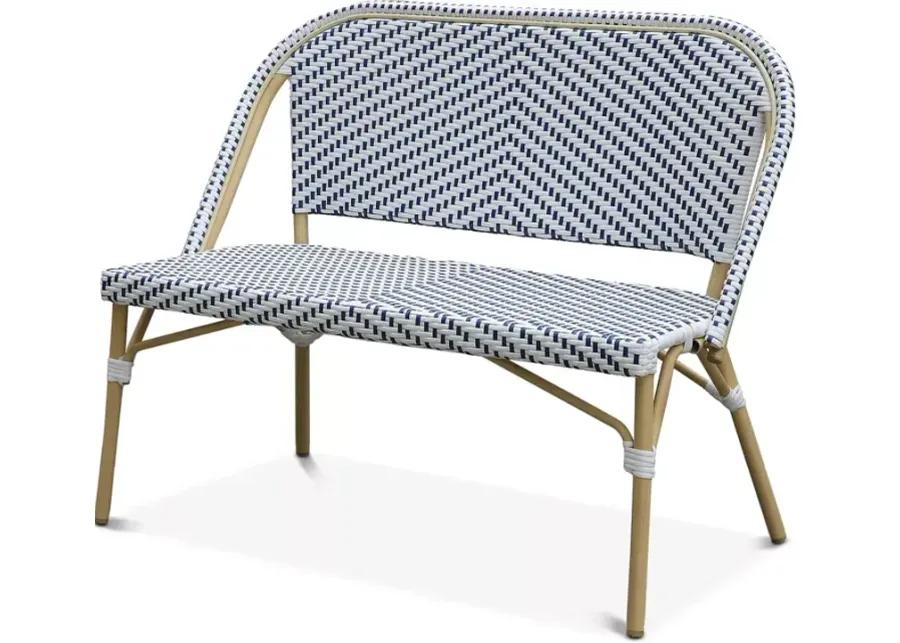 Sparrow & Wren Doria Wicker Patio Loveseat