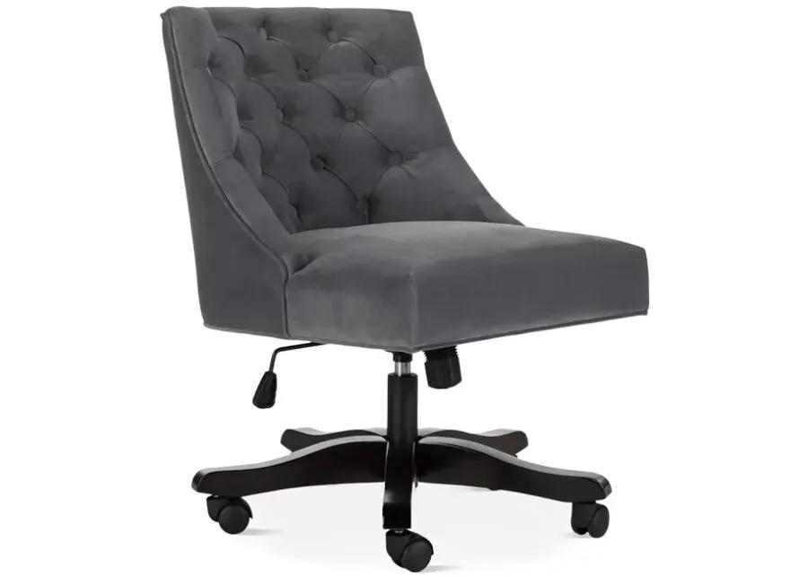 SAFAVIEH Soho Tufted Velvet Swivel Desk Chair