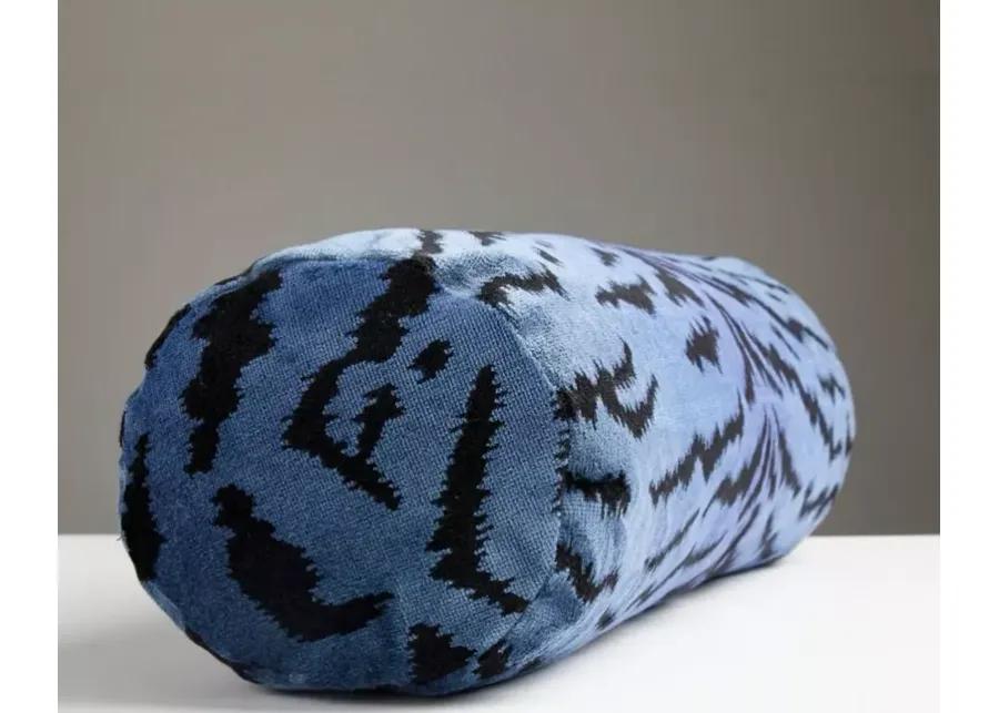 Scalamandre Tigre Bolster Decorative Pillow, 21" x 7"