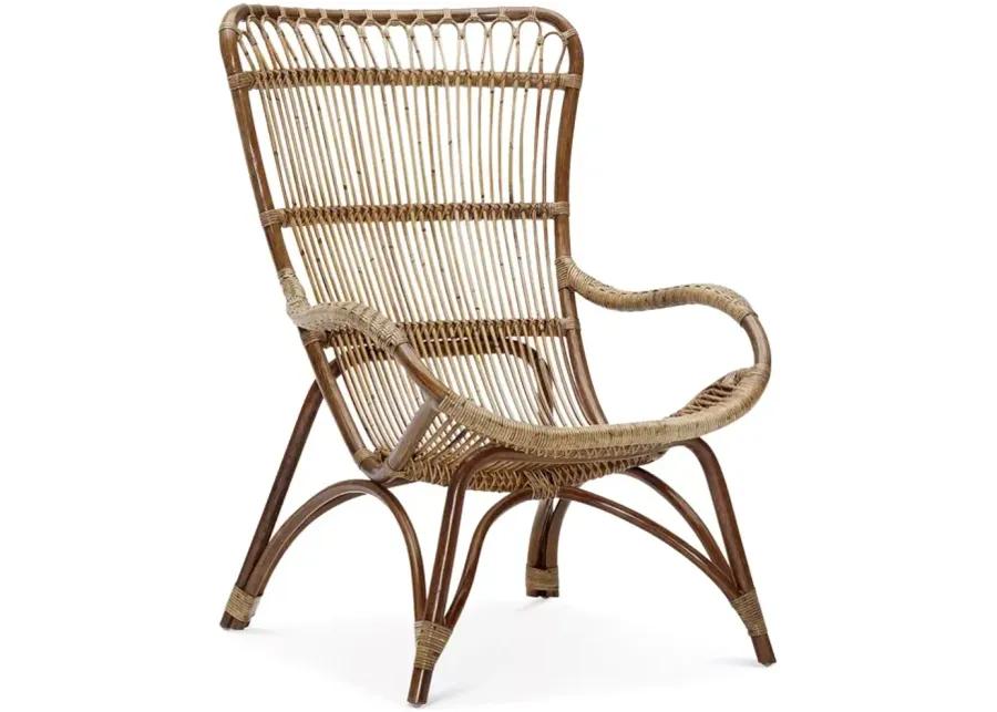 Sika Designs Monet High Back Rattan Lounge Chair